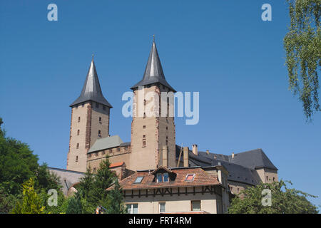 Château Rochlitz, Allemagne Saxe Banque D'Images