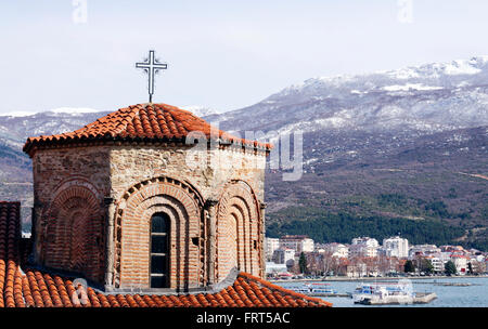 Église de Sainte-sophie de Ohrid est l'un des principaux sites en Macédoine Banque D'Images