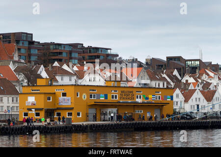 Port de Stavanger en Norvège. Banque D'Images