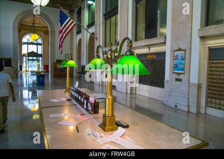 Célèbre James Farley Bureau de poste à New York City Banque D'Images