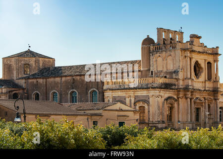 Italie, Sicile, Noto, Chiesa di San Carlo al Corso Banque D'Images