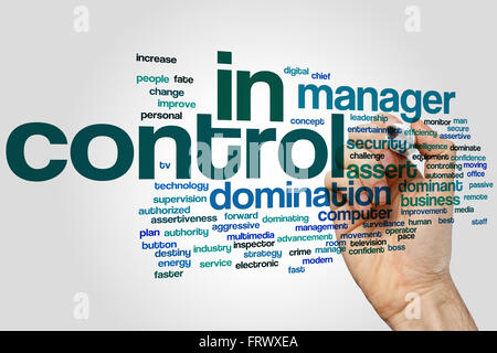 Dans le mot concept cloud Banque D'Images