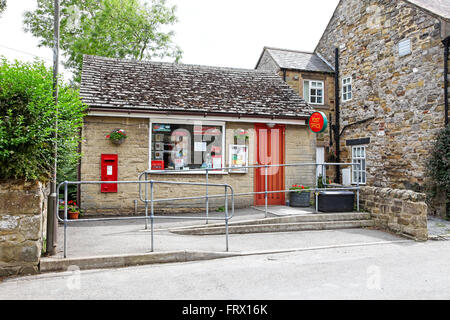 Le bureau de poste dans le village de la peste d'Eyam Derbyshire, Angleterre Parc national de Peak District Banque D'Images