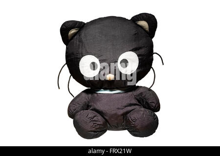 Découper l'animal en peluche Chococat isolé sur fond blanc Banque D'Images