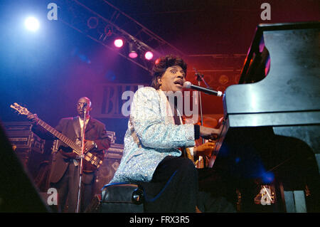 Little Richard se produisant au festival SXSW Austin Music Hall, le jeudi 18 mars 2004, Austin, Texas, États-Unis Banque D'Images