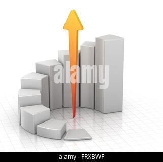 Graphique , c'est un calculateur générée et 3d rendu photo. Banque D'Images