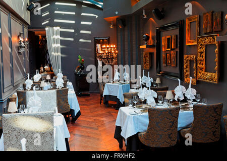 Restaurant, Hotel Telegraaf, Tallinn, Estonie, Pays Baltes Banque D'Images