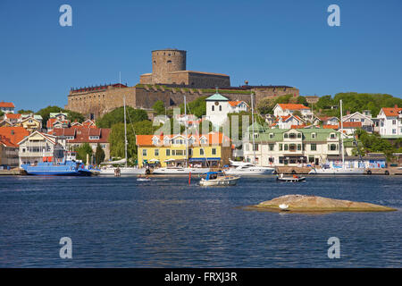 Vue de l'île de Marstrand, Istoen Bohuslaen, Province de la côte ouest, la Suède, Europe, Banque D'Images