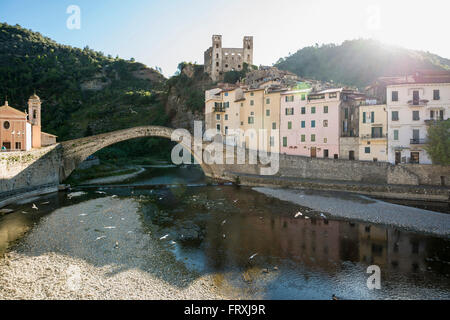 Dolceacqua, Val Nervia, province de Imperia, Ligurie, ligurie, italie Banque D'Images