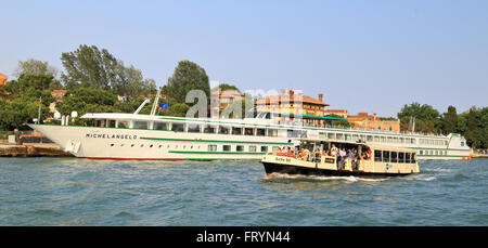 River cruise ship Michelangelo, l'OMI 01822873 Banque D'Images