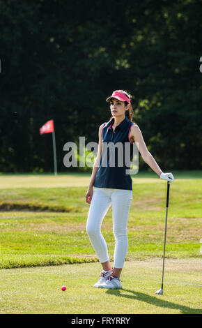 Tenue de golf rose Banque de photographies et d images haute