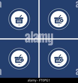 panier d’achat Illustration de Vecteur