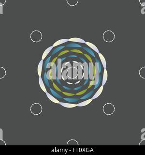 Résumé transparente motif moderne créé à partir de cercles répétitifs Illustration de Vecteur