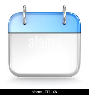 Icône de calendrier Banque D'Images