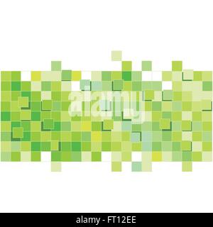 Green Abstract pattern motif carré vector Illustration de Vecteur