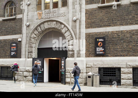 Entrée de la Guinness Storehouse Dublin Ireland Banque D'Images