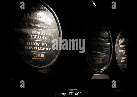 Ancienne distillerie Jameson whisky expérience Dublin Ireland Banque D'Images