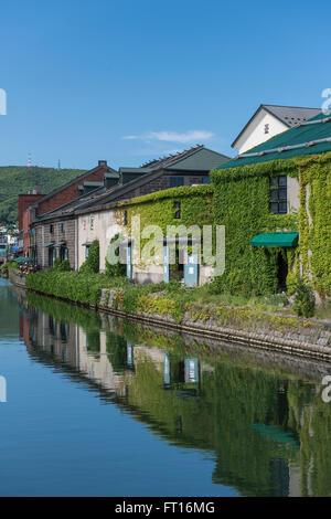 Canal d'Otaru, Hokkaido, Japon Banque D'Images