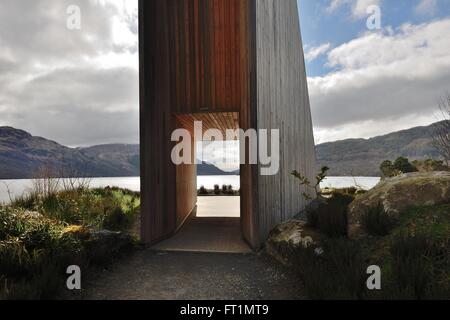 Une auberge de la Mor, Inveruglas à Loch Lomond et les Trossachs National Park en Ecosse, Royaume-Uni Banque D'Images