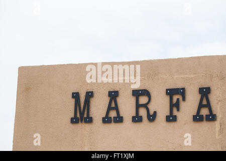 Scènes autour de Marfa, TX Banque D'Images