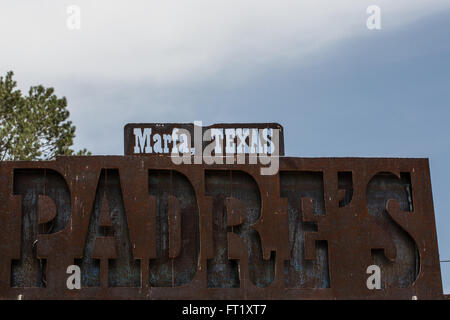 Scènes autour de Marfa, TX Banque D'Images