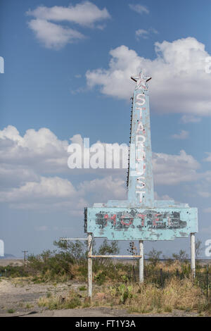 Scènes autour de Marfa, TX Banque D'Images
