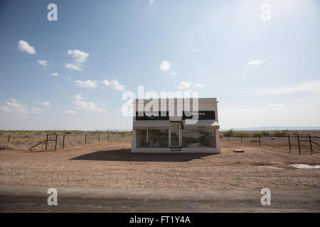 Scènes autour de Marfa, TX Banque D'Images