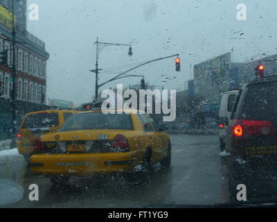 New York City yellowcabs Banque D'Images