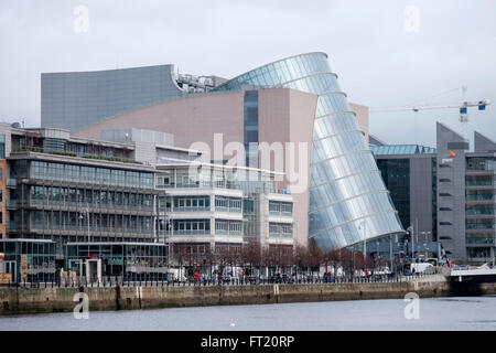 La Convention Centre Dublin dans le bâtiment des docks de Dublin, République d'Irlande, Europe Banque D'Images