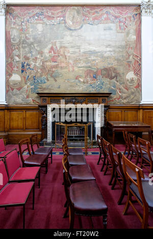 La Chambre des Lords irlandaise de détente, dans l'ancienne chambre du parlement irlandais, aujourd'hui Banque d'Irlande, Dublin, République d'Irlande Banque D'Images