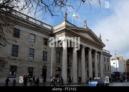 General Post Office à l'O'Connell street à Dublin, en République d'Irlande, Europe Banque D'Images