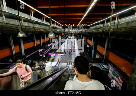 Schottenring métro (U-Bahn) métro à Vienne, Autriche, Europe Banque D'Images