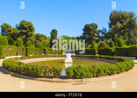 Étang de la Ciutadella dans la ville de Barcelone Banque D'Images