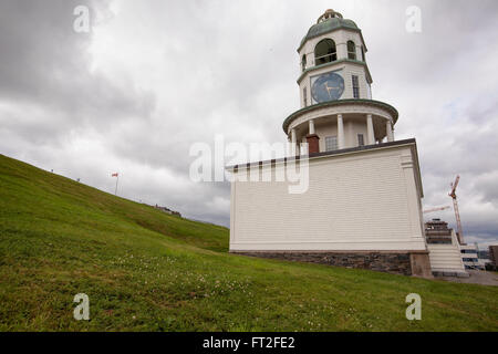 HALIFAX - Le 23 août 2013 : ville historique de Halifax Citadel sur horloge Banque D'Images