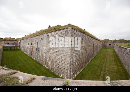 HALIFAX - Le 23 août 2013 : le Fort George (nommé d'après le Roi George II de Grande-bretagne) est le sommet de la colline de la Citadelle fortifiée, un Banque D'Images