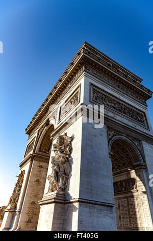 Arc de Triomphe à Paris Banque D'Images