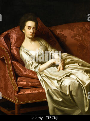 John Singleton Copley - Portrait de femme - Los Angeles County Museum of Art Banque D'Images