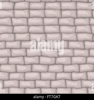 Seamless texture soft brick stonewall. Vector illustration. Schéma de l'architecture Illustration de Vecteur