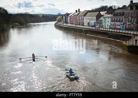 Photo shot sur un chemin de randonnée à travers une partie de Shropshire de Bewdley près de Kidderminster à Bridgnorth. Banque D'Images