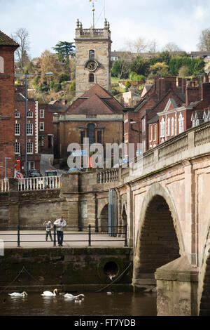 Photo shot sur un chemin de randonnée à travers une partie de Shropshire de Bewdley près de Kidderminster à Bridgnorth. Banque D'Images