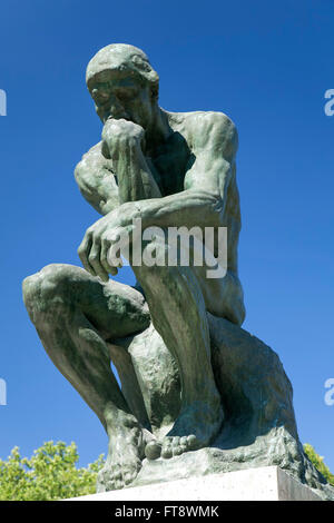 Le Penseur, Musée Rodin, Paris, France Banque D'Images
