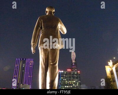 Statue de Ho Chi Minh Banque D'Images