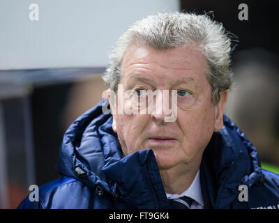 Olympiastadion Berlin, Berlin, Allemagne. Mar 26, 2016. Le Football International Friendly Allemagne contre l'Angleterre. England's Manager Roy Hodgson © Plus Sport Action/Alamy Live News Banque D'Images