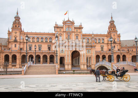 Plaza de España Banque D'Images