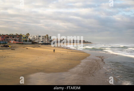 Imperial Beach, tôt le matin. Imperial Beach, en Californie. Banque D'Images