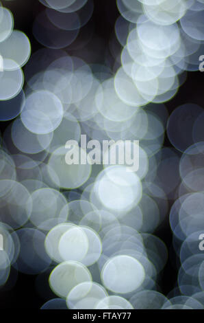 Lumières bokeh flou artistique Banque D'Images