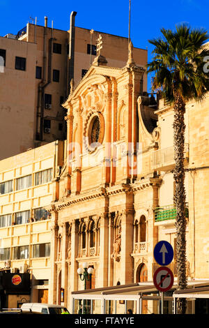 Eglise de Jésus de Nazareth, Tas Sliema, La Valette, Malte. Banque D'Images