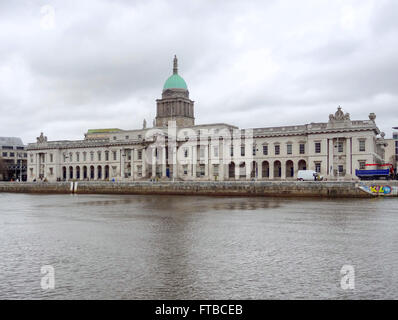 Le Custom House à Dublin, Irlande Banque D'Images