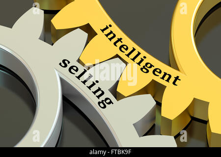 Le concept de vente, rendu 3D Banque D'Images