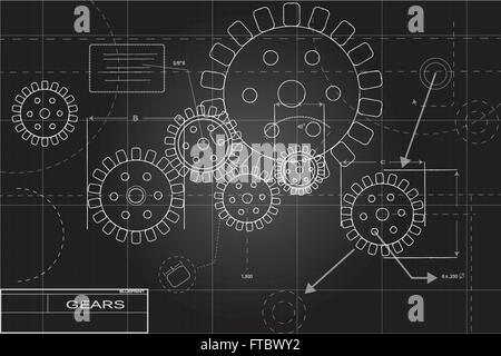 Illustration Tableau Plan pignons Illustration de Vecteur